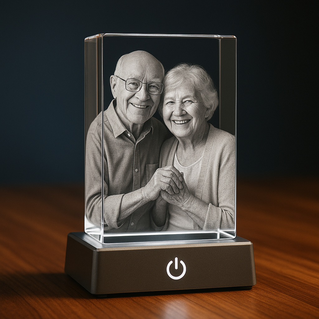 Everlight™ 3D Crystal Memorial – Personalised Tribute