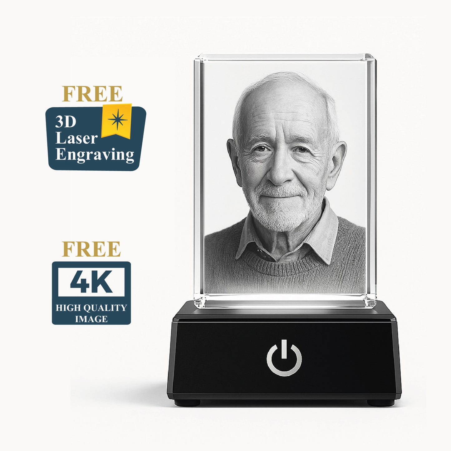 Everlight™ 3D Crystal Memorial – Personalised Tribute
