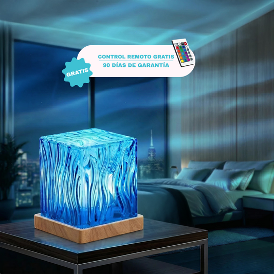 Lámpara Cubo Aurora Boreal – 16 Colores LED